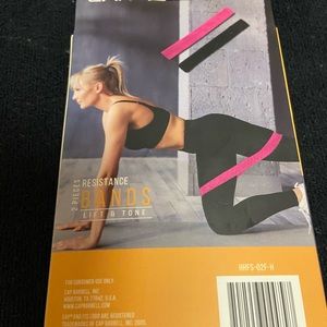 Exercise resistance exercise bands